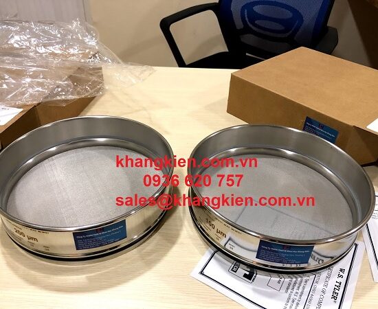 Sàng tyler lưới và khung bằng thép không rỉ