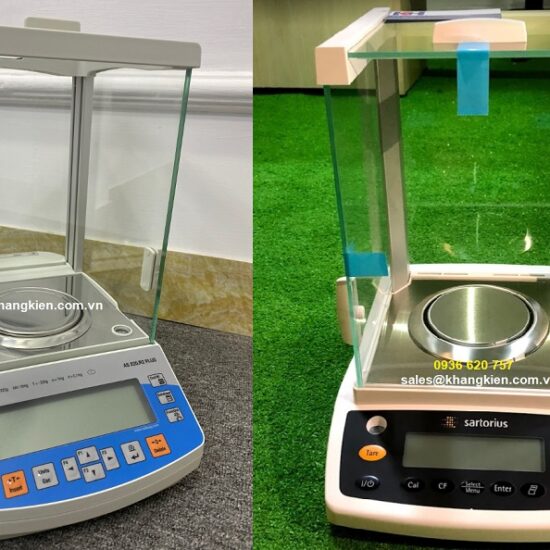 So sánh Cân phân tích 4 số Practum 224-1S và AS 220.R2 PLUS - khangkien.com.vn