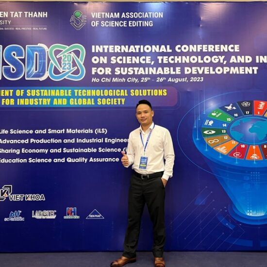 Khang Kiên và hội thảo quốc tế khoa học công nghệ STISD 2023