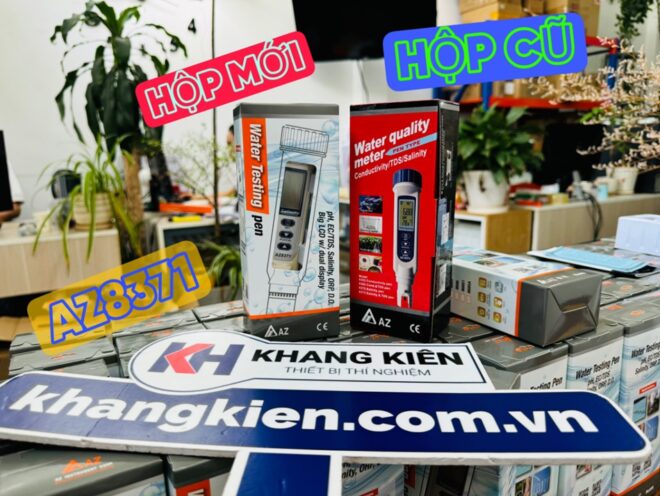 Thay đổi hộp trên bút đo độ mặn AZ8371