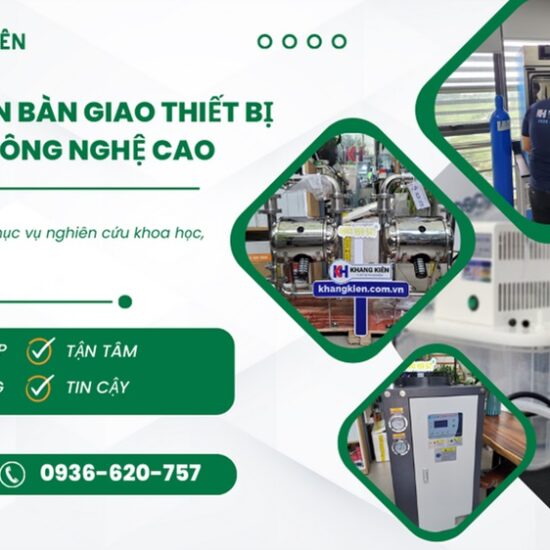 Khang Kiên bàn giao thiết bị cho Viện Công Nghệ Cao - khangkien.com.vn