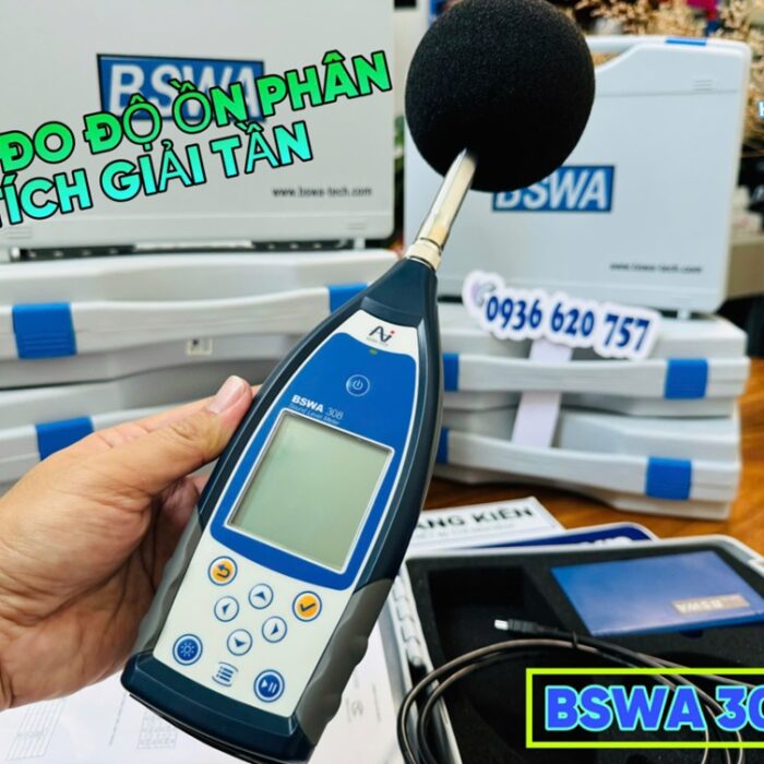 BSWA308 Khả năng phân tích giải tần 1-1 và 1-3 octave