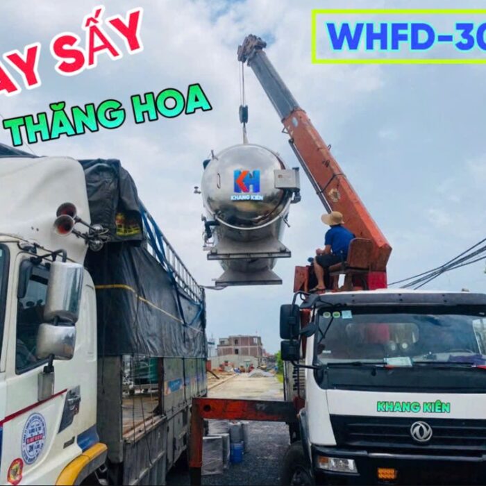 WHFD-300 dùng trong sinh học, dược phẩm, các nguyên liệu công nghiệp, thực phẩm sấy khô, hoa quả sấy khô, các loại hải sản...