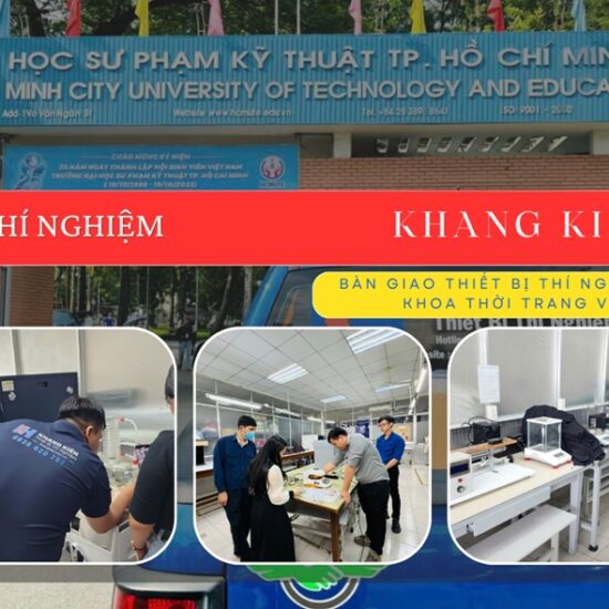Khang Kiên bàn giao thành công thiết bị thí nghiệm giảng dạy Khoa Thời Trang Và Du Lịch Trường Đại Học Sư Phạm Kỹ Thuật