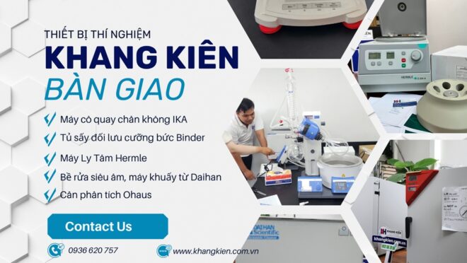 Khang Kiên bàn giao Thiết bị NCKH Viện Ứng dụng Công nghệ và Phát triển bền vững - khangkien.com.vn