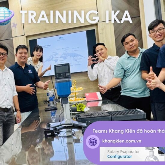 Teams Khang Kiên đã hoàn thành buổi training thiết bị IKA